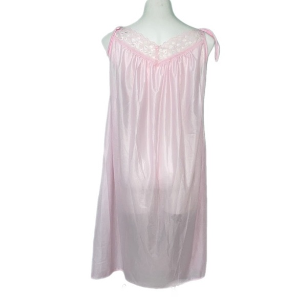 Pink Floral Robe & Pink Slip Set sz sm - Picture 6 of 6